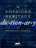 American Heritage Dictionary of the English Language