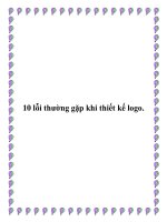 10 lỗi thường gặp khi thiết kế logo. pot
