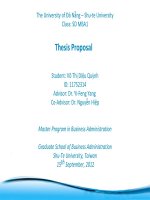 The Study of Service Quality and   How It Influences Student   Satisfaction in Phương Đông  College.