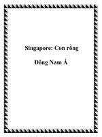 Singapore: Con rồng Đông Nam Á pot