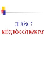khí cụ đóng cắt bằng tay