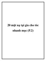 20 mặt nạ tại gia cho tóc nhanh mọc (P.2) pot