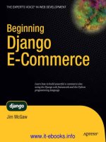beginning django e-commerce