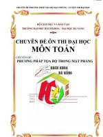 chuyên đề ôn thi đại học - phương pháp tọa độ trong mặt phẳng