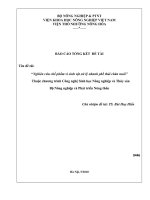 Nghiên cứu chế phẩm vi sinh vật xử lý nhanh phế thải chăn nuôi