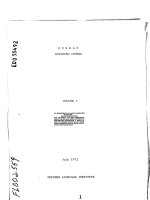 korean advanced course. volume i (defence language institute)