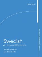 swedish an essential grammar