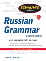 russian grammar (schaum's outlines)