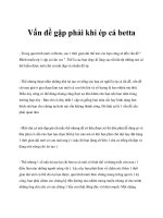 Vấn đề gặp phải khi ép cá betta docx