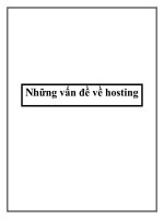 Những vấn đề về hosting docx