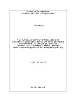 Vận dụng cách tiếp cận đánh giá thực tế (Authentic assessment) trong xây dựng quy trình và công cụ đánh giá kết quả học tập môn đo lường và đánh giá trong giáo dục (triển khai tại trường ĐHGD - Đại học Quốc gia Hà Nội)