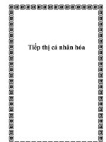 Tiếp thị cá nhân hóa ppt