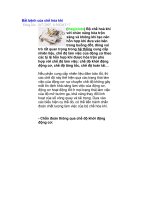 bắt bệnh của động cơ