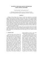 adaptive and intelligent controller