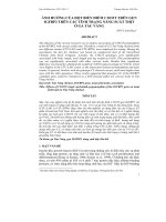 ẢNH HƯỞNG CỦA ĐỘT BIẾN ĐIỂM C1032T TRÊN GEN IGFBP2 TRÊN CÁC TÍNH TRẠNG NĂNG SUẤT THỊT Ở GÀ TÀU VÀNG potx