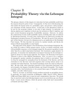 probability theory with economic applications