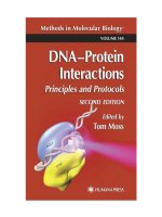 dna–protein interactions principles and protocols second edition - tom moss