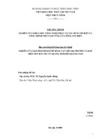 Nghiên cứu giải pháp đắp đê bằng vật liệu địa phương và đắp đê trên nền đất yếu từ quảng ninh đến quảng nam