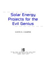 harper - solar energy projects for the evil genius (mcgraw, 2007)