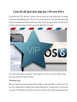 Cách tốt để khai thác hộp thư VIP trên iOS 6 pptx