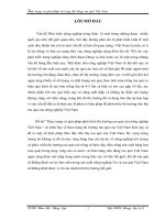 thực trạng và giải pháp mở rộng thị trường rau quả việt nam