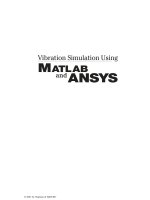 vibration simulation using matlab and ansys - michael r hatch
