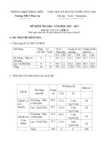 Đề kiểm tra học kì 1 lớp 6   môn vật lý