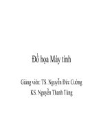 Đồ họa Máy tính - Giảng viên: TS. Nguyễn Đức Cường doc