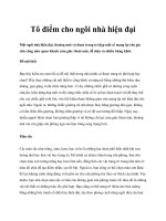 Tô điểm cho ngôi nhà hiện đại docx