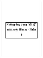 Những ứng dụng “tồi tệ” nhất trên iPhone docx