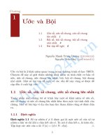 Chuyên đề : ước và bội docx