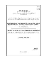 Hoàn thiện, thiết kế công nghệ lắp ráp dòng xe mini buýt thông dụng từ 6 + 8 chỗ ngồi mang nhãn hiệu Việt Nam: Phần sử dụng kỹ thuật 3D thiết kế một mảng cấu trúc chính của vỏ xe minibus 6-8 chổ ngồi