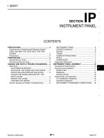 IP hệ THỐNG BẢNG điều KHIỂN TRÊN INFINITI FX35, FX45 2003