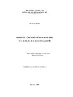 Nghiên cứu công nghệ chế tạo hợp kim nặng W-Fe-Cr-Mn-Mo-Si-Ni-C làm lõi đạn xuyên