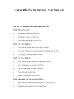 Hướng Dẫn Ôn Thi Đại Học - Môn Ngữ Văn pot