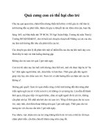 Quá cưng con có thể hại cho trẻ potx