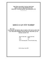 Giải pháp mở rộng hoạt động tín dụng đối với các doanh nghiệp ngoài quốc doanh tại VP bank giảng võ