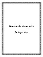 10 mẫu cầu thang xoắn ốc tuyệt đẹp doc