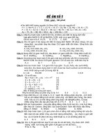 Đề ôn tập môn hóa pot