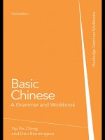 basic chinese a grammar and workbook