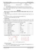 Thí nghiệm cơ sở kỹ thuật điện