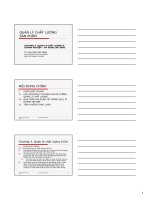 Quản lý chất lượng ở doanh nghiệp pdf