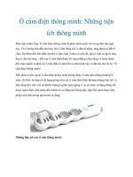 Ổ cắm điện thông minh: Những tiện ích thông minh potx