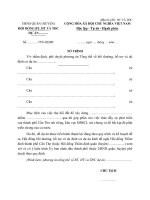 Mẫu thẩm định, phê duyệt phương án Tổng thể về bồi thường, hỗ trợ và tái định cư dự án doc