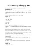 3 món xào hấp dẫn ngày mưa pot