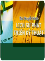 Mỗi liên hệ giữa lịch sử phát triển ngành cơ khí và môn cơ khí pdf