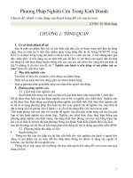 Phương pháp nghiên cứu trong kinh doanh an