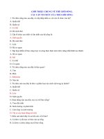 579 cau trắc nghiệm kèm đáp án ôn tập theo chương bài sinh học lớp 10