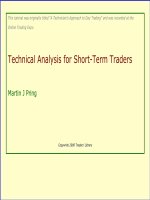 pring, martin j  - technical analysis for short-term traders