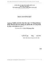 Nghiên cứu đúc thép theo mác G13 bằng phương pháp mẫu hóa khí cho những sản phẩm đúc cỡ trung bình